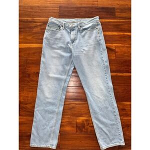 Goodfellow & Co Mens Light Wash Straight Leg Denim Jeans 36W x 32L